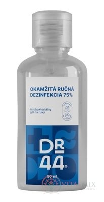 DR.44 OKAMŽITÁ RUČNÁ DEZINFEKCIA antibakteriálny gél (75% etanol) 1x50 ml