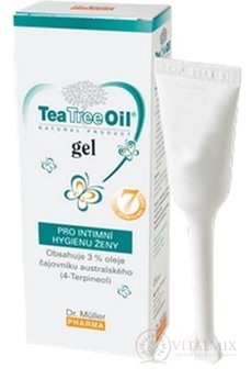 Dr. Müller Tea Tree Oil GÉL vaginálny, tuba s aplikátorom 7x7,5 ml
