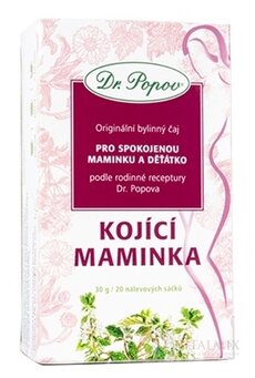 Dr. Popov Bylinný čaj DOJČIACA MAMIČKA nálevové vrecúška 20x1,5 g (30 g)