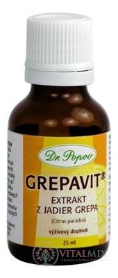 DR. POPOV Grepavit (grep - extrakt z jadier) kvapky 1x25 ml