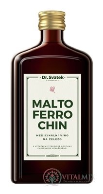 Dr.Svatek MALTOFERROCHIN sladové víno na železo 1x500 ml