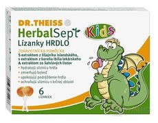 Dr.Theiss HerbalSept Kids HRDLO Lízanky 1x6 ks