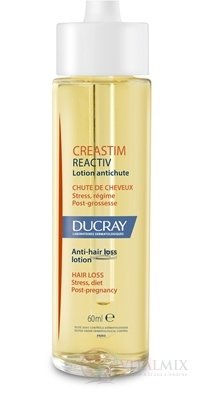 DUCRAY CREASTIM REACTIV roztok proti vypadávaniu vlasov, 2-mesačná kúra 1x60 ml