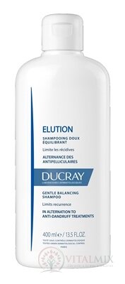 DUCRAY ELUTION Šampón navracajúci rovnováhu vlasovej pokožke 1x400 ml