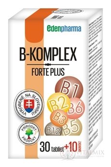 EDENPharma B-KOMPLEX forte plus tbl 30+10 zadarmo (40 ks)