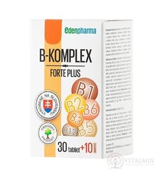 EDENPharma B-KOMPLEX forte plus tbl 30+10 zadarmo (40 ks)