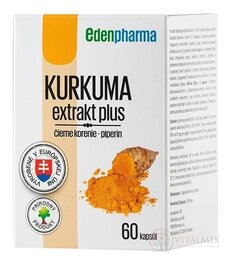 EDENPharma KURKUMA extrakt plus cps 1x60 ks