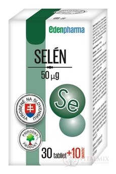 EDENPharma SELÉN 50 μg tbl 30+10 zadarmo (40 ks)