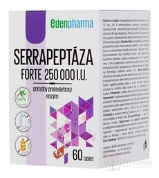 EDENPharma Serrapeptáza forte 250 000 I.U. tbl 1x60 ks