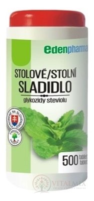 EDENPharma STOLOVÉ SLADIDLO - Stevia tbl 1x500 ks