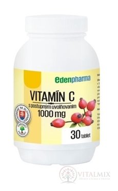 EDENPharma VITAMÍN C 1000 mg tbl s postupným uvoľňovaním 1x30 ks