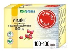 EDENPharma VITAMÍN C 1000 mg (Výhodné balenie) tbl s postupným uvoľňovaním 2x100 (200 ks)