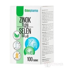 EDENPharma ZINOK 15 mg + SELÉN 50 µg tbl 1x100 ks