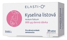 Elasti-Q KYSELINA LISTOVÁ 800 μg tbl 1x30 ks