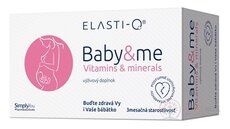 Elasti-Q VITAMINS & MINERALS Baby&me tbl 1x90 ks