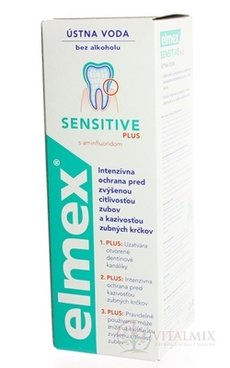 ELMEX SENSITIVE PLUS ÚSTNA VODA 1x400 ml