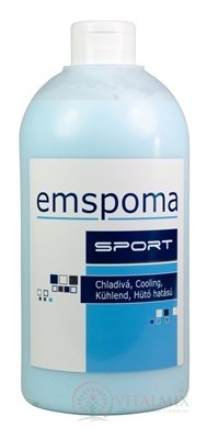 EMSPOMA Chladivá - modrá "M" masážna emulzia 1x1000 ml