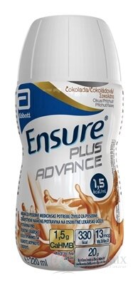 Ensure PLUS ADVANCE čokoládová príchuť (inov. 2025) 30x220 ml