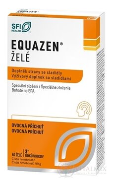EQUAZEN želé s ovocnou príchuťou 1x60 ks