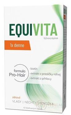 EQUIVITA tbl (1x denne) vlasy, pokožka, nechty 1x42 ks