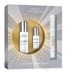 ESTHEDERM Age Proteom KOZMETICKÝ SET pleťové sérum 30 ml + očné sérum 15 ml + darček cestovná taštička, 1x1 set