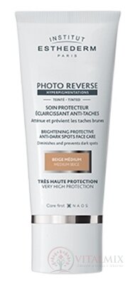 ESTHEDERM PHOTO REVERSE MEDIUM BEIGE krém na tvár, tónovaný, slnečná starostlivosť 1x50 ml