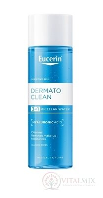 Eucerin DermatoCLEAN HYALURON Micelárna VODA 3v1 citlivá pleť 1x200 ml
