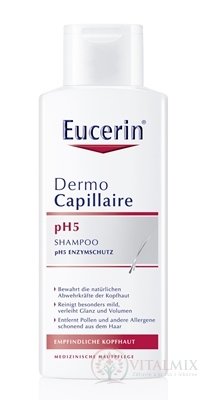 Eucerin DermoCapillaire pH5 šampón pre citlivú pokožku 1x250 ml