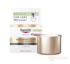 Eucerin HYALURON-FIL.+ELASTICITY Nočný krém REFILL anti-age, náhradná náplň 1x50 ml