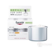 Eucerin HYALURON-FILLER+3xEFFECT Denný krém REFILL SPF30, všetky typy pleti, anti-age, náhradná náplň 1x50 ml