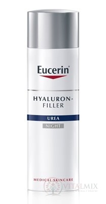 Eucerin HYALURON-FILLER UREA nočný krém proti vráskam pre suchú pleť 1x50 ml