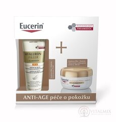 Eucerin Kazeta HYALURON-FILLER+ELASTICITY Body krém na ruky 75 ml + telový krém omladzujúci 200 ml (akcia 2024) 1x1 set