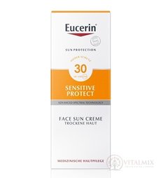 Eucerin SUN SENSITIVE PROTECT SPF 30 krém na tvár vysoko ochranný na opaľovanie 1x50 ml