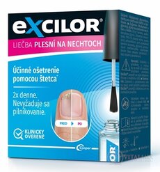 Excilor lak na liečbu plesňových infekcií nechtov (inov. 2024) 1x3,3 ml