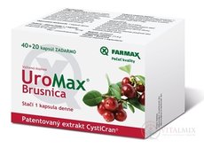 FARMAX UroMax Brusnica cps 40+20 zadarmo (60 ks)