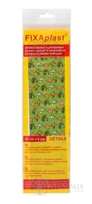 FIXAplast Detská náplasť nedelená s vankúšikom 50 cm x 6 cm 1x1 ks