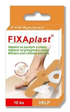 FIXAplast HELP náplasť na pľuzgiere a otlaky 1x10 ks