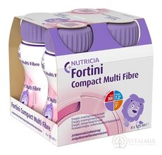 Fortini Compact Multi Fibre s jahodovou príchuťou 4x125 ml