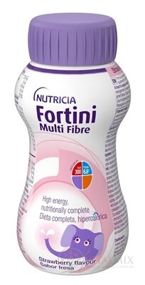 Fortini Multi Fibre s jahodovou príchuťou tekutá výživa pre deti 1x200 ml