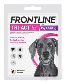 FRONTLINE TRI-ACT Spot-On pre psy L sol (na kožu, psy 20-40 kg) 1x4 ml