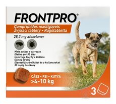 FRONTPRO 28 mg žuvacie tablety pre psy (4 - 10 kg) 1x3 ks