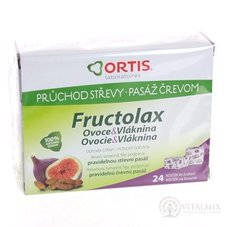 Fructolax Ovocie a vláknina KOCKY 1x24 ks