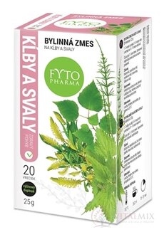 FYTO Bylinná zmes NA KĹBY A SVALY 20x1,25 g (25 g)