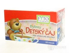 FYTO DETSKÝ ČAJ PRE SPOKOJNÉ BRUŠKO bylinný 20x1 g (20 g)