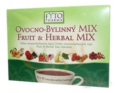 FYTO OVOCNO-BYLINNÝ MIX - Darčeková kazeta 6 druhov čajov po 10 vrecúšok, 60x2 g (120 g)