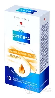 fytofontana GYNTIMA Hyaluronic vaginálne čapíky (inov.2025) 1x10 ks