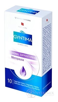fytofontana GYNTIMA Menopausa vaginálne čapíky (inov.2025) 1x10 ks