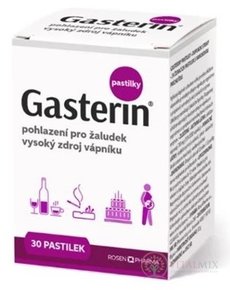 GASTERIN pastilky - RosenPharma žuvacie pastilky 1x30 ks