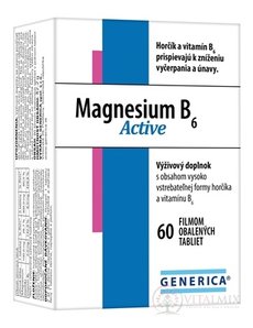 GENERICA Magnesium B6 Active tbl 1x60 ks