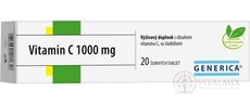 GENERICA Vitamin C 1000 mg tbl eff 1x20 ks